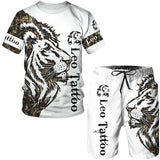 Luna Men's Wild T-shirt Shorts Set