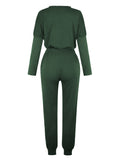 Luna Loose Solid Colour Long Sleeve Jumper Pants Set