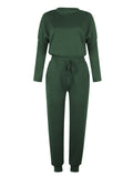 Luna Loose Solid Colour Long Sleeve Jumper Pants Set