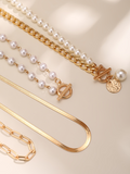 Luna Baroque Shaped Pearl Necklace