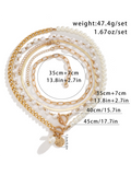Luna Baroque Shaped Pearl Necklace