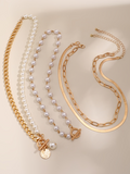 Luna Baroque Shaped Pearl Necklace