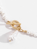 Luna Baroque Shaped Pearl Necklace