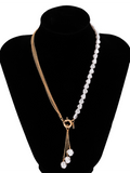 Luna Baroque Shaped Pearl Necklace