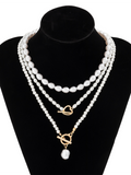Luna Baroque Shaped Pearl Necklace