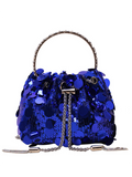 Luna Metal Tassel Sequin Evening Bag