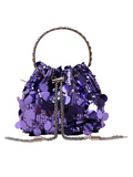 Luna Metal Tassel Sequin Evening Bag