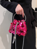 Luna Metal Tassel Sequin Evening Bag