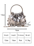 Luna Metal Tassel Sequin Evening Bag