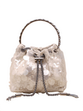 Luna Metal Tassel Sequin Evening Bag
