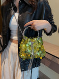 Luna Metal Tassel Sequin Evening Bag