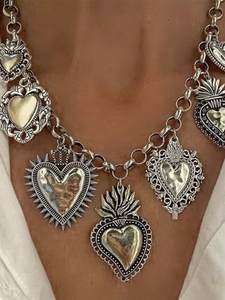 Luna Sacred Heart Necklace