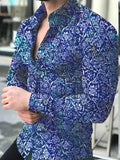 Floral Print Slim Fit Casual Shirt