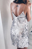 Luna Sequined Short Dress