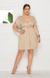 Comfortable High Elasticity Solid Leisure Maternity Dress for Spring-Summer