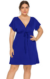 Comfortable High Elasticity Solid Leisure Maternity Dress for Spring-Summer