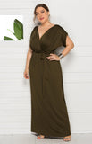 Stylish Maternity Solid Knit Everyday Dress for Spring-Summer