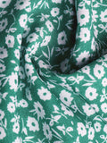 Luna Green Maxi Floral Dress