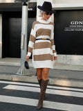 Luna Loose Stripe Winter Dress