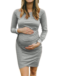 Luna Irregular Maternity Dress