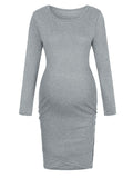 Luna Irregular Maternity Dress