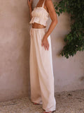 Luna Wide Leg Pants Top Set