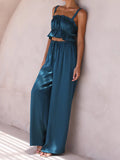 Luna Wide Leg Pants Top Set