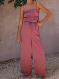 Luna Wide Leg Pants Top Set