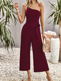 Luna Stylish One Shoulder Jumpsuit