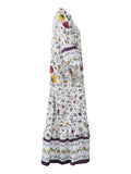 Luna Printed Bohemian Maxi Dress