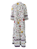 Luna Printed Bohemian Maxi Dress