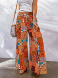 Luna Loose Floral Colourblock Casual Pants