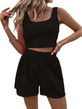 Luna Women's Top Shorts Casual Set