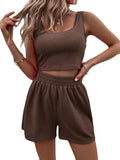 Luna Women's Top Shorts Casual Set