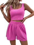 Luna Women's Top Shorts Casual Set