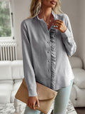 Luna Elegant Commuter Ruffle Top