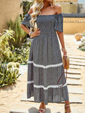 Luna Renda Floral Maxi Dress