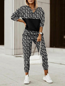 Luna Chic Women's Sweater and Pants Set