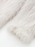 Luna White Faux Fur Coat