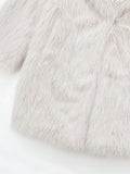Luna White Faux Fur Coat