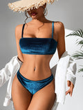 Luna Velvet High Waist Bikini