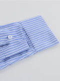 Luna Women's Casual Striped Shirt and Shorts Two-piece Set