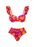 New Fashion Sexy Printed Vacation Bikini Set