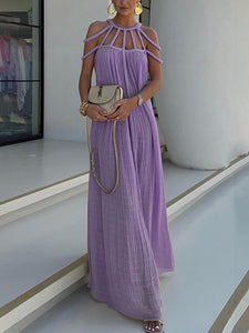 Luna Drawstring Loose Dress
