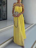 Luna Drawstring Loose Dress