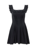 Luna Black French Corset Dress