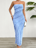 Luna Slim Fit Maxi Tube Dress