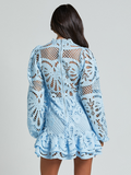 Luna Hollow Lace Dress