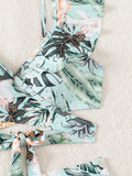 Luna Lace Print Cross Tie Bikini