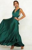 Luna Emerald Long Dress